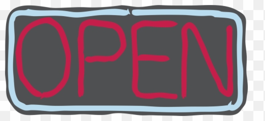 Open Sign Neon - Free Clip Art png