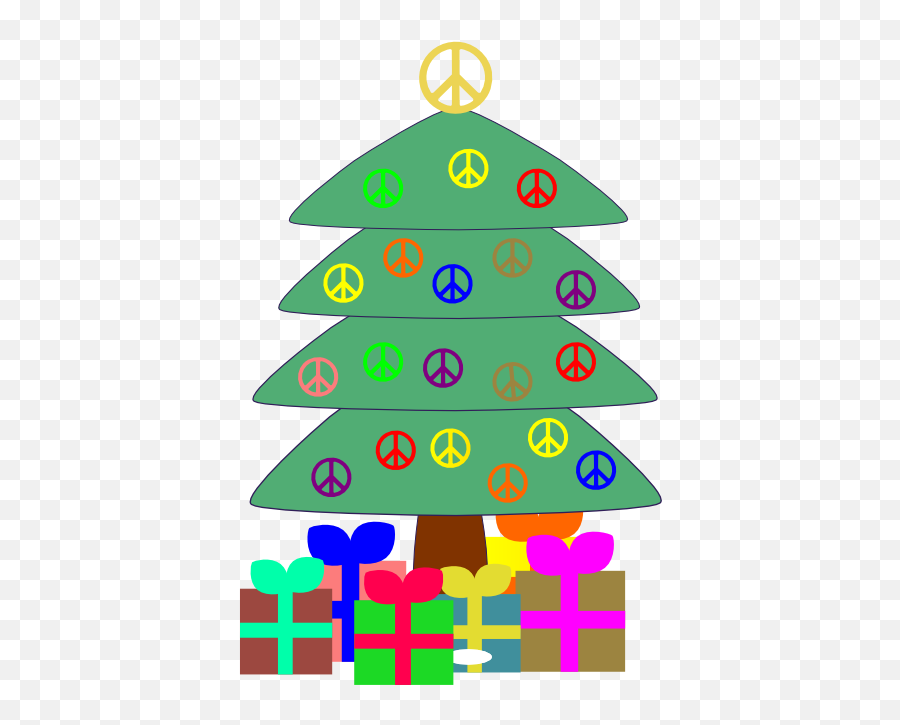 Free Christmas Logos Download - Christmas Tree Cartoon With Presents Png,Christmas Logos