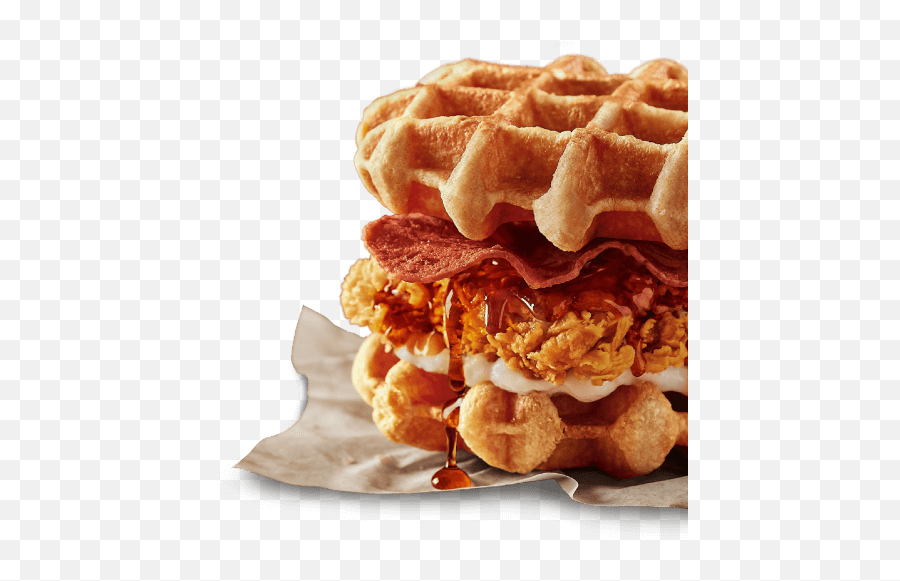 Waffle Transparent Image Png Play - Waffle Zinger Burger Kfc,Waffle Png