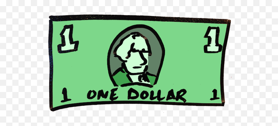 Dollar Bill Clipart Transparent - One Dollar Bill Clipart Png,One Dollar Png