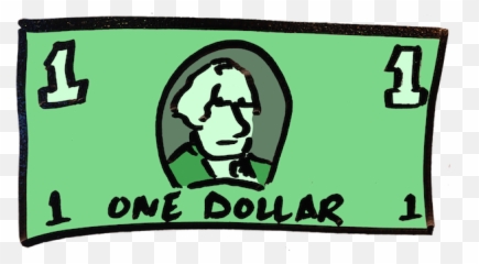 Dollar Bill Clipart Transparent - One Dollar Bill Clipart Png,One Dollar Png
