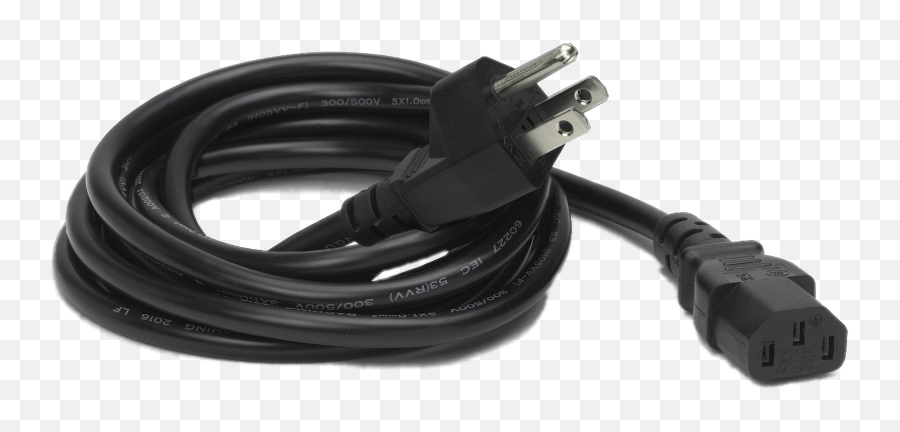 Us Black Extension Cord Transparent Png - Extension Cord Png,Cord Png