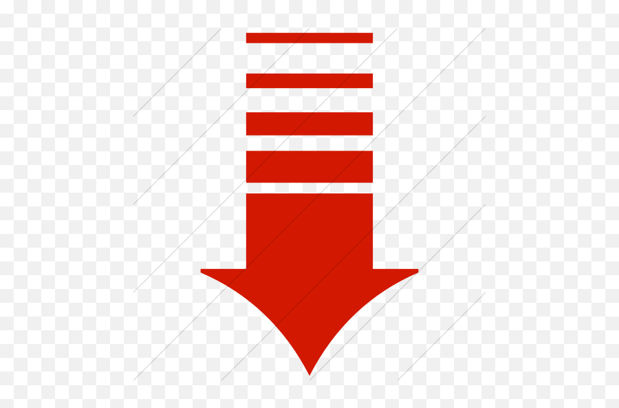 Iconsetc Simple Red Classic Arrows Motion Down Icon - Red Arrow Motion Png,Red Arrows Png