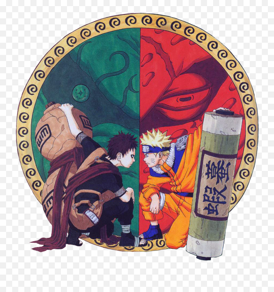 Download Hd Uzumaki Naruto And Gaara - Naruto Volume 15 Naruto Volume 15 Png,Gaara Png