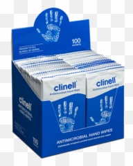 Clinell - Clinell Antibacterial Hand Wipes Png,100 Png