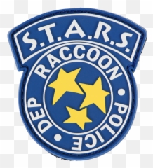 Resident Evil Rubber Patch - Stars Logo png
