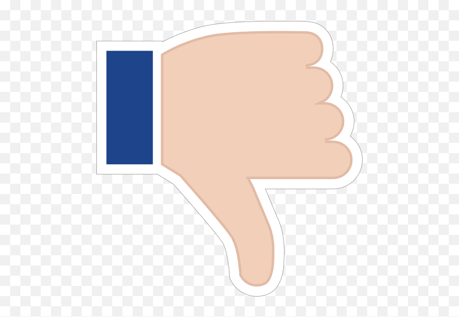 Hands Thumbs Down Lh Emoji Sticker - Horizontal Png,Thumbs Down