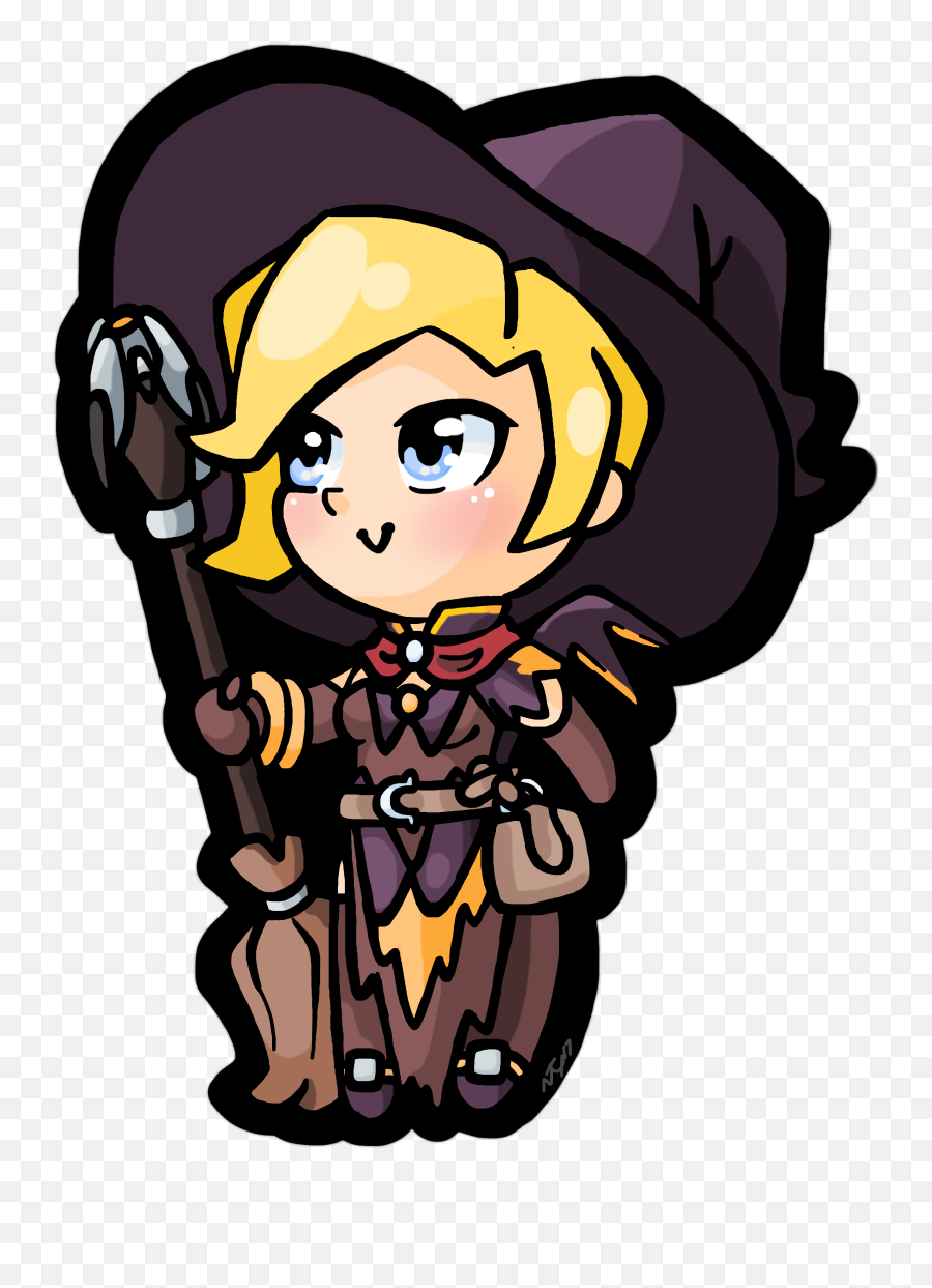 Mercy Witch Png Clip Art Transparent - Clip Art,Mercy Transparent