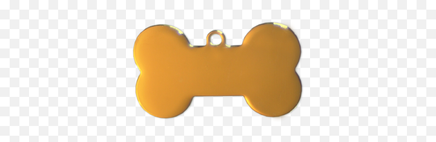 Dog Bone Tags - Gold 37mm Dog Tag Bone Gold Transparent Png,Dog Bone Png