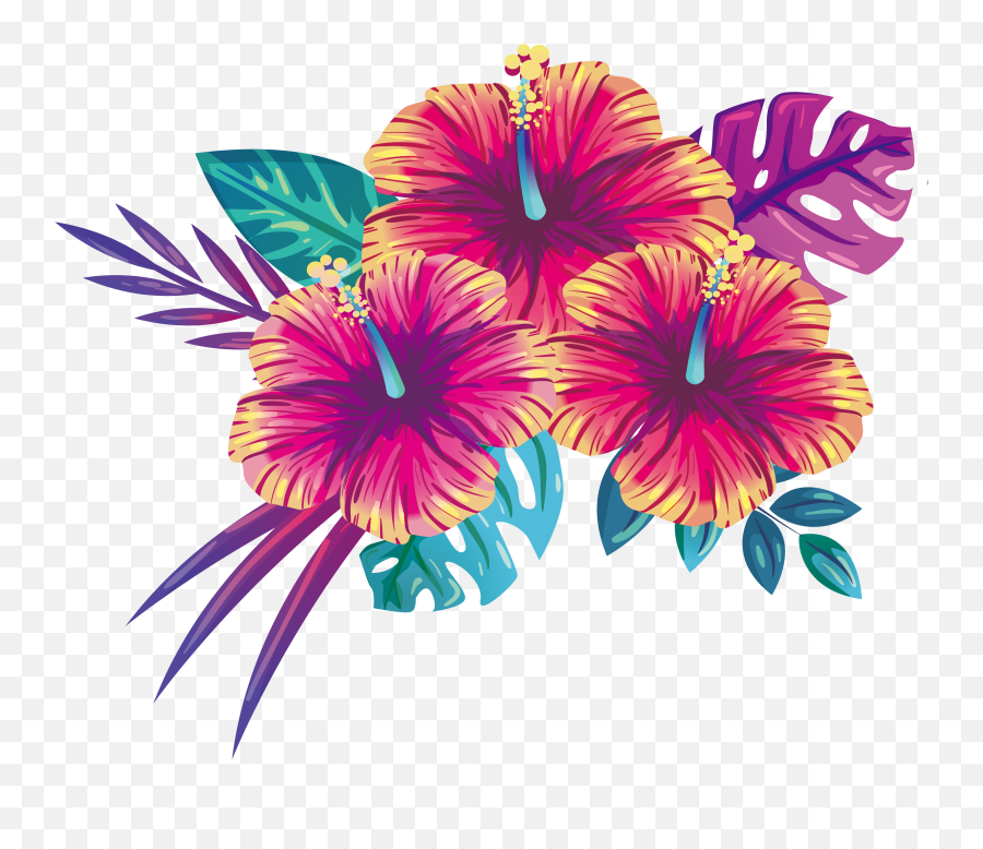 Download Summer Flowers Blooming Free Clipart Hq Png - Flower Summer Png,Summer Transparent Background