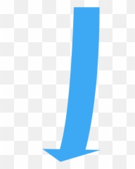 Curved Directional Arrow Pointing Down Clippix Etc - Color Gradient png
