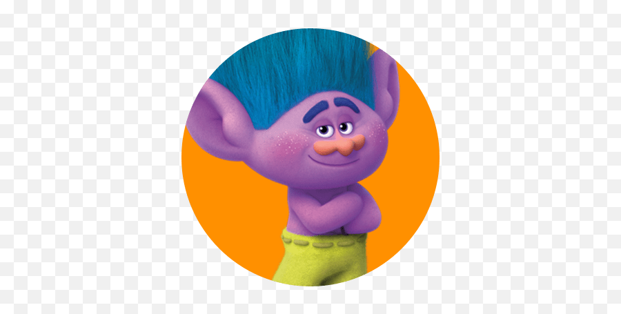 Trolls Movie Logo Voice Cast And - Trolls With Blue Hair Png,Trolls Movie Logo