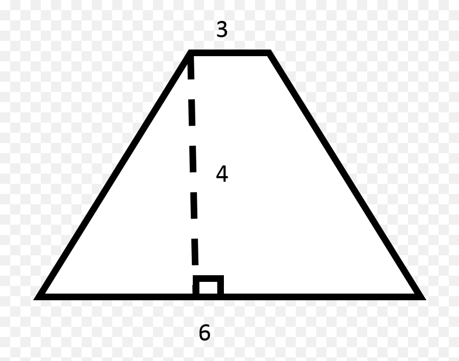 How To Find The Area Of A Trapezoid - Isee Lower Level Math Dot Png,Trapezoid Png
