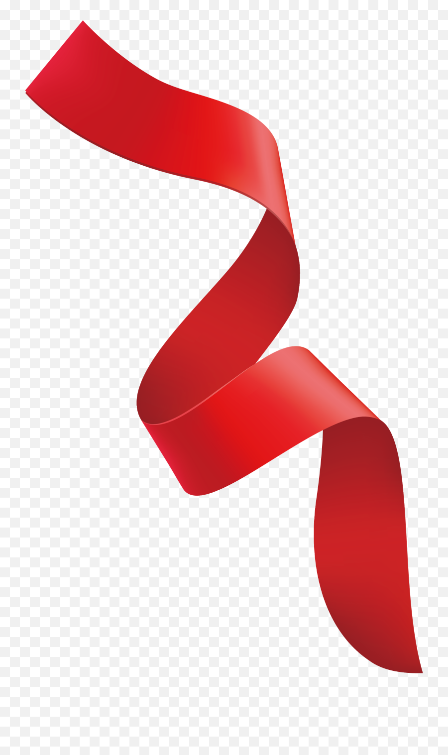 Red Ribbon - Fine Red Curly Ribbons Png Download,Ribbons Png