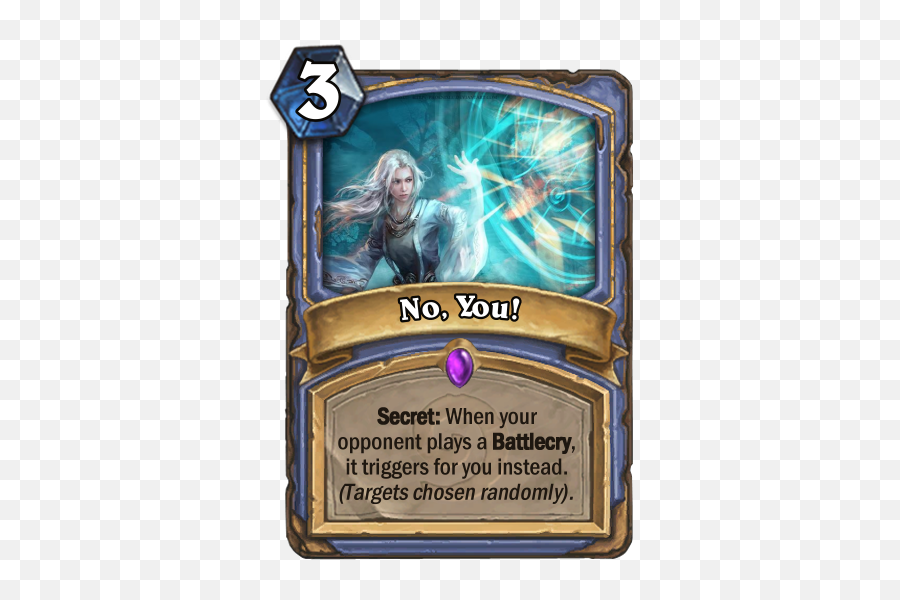 No You - Custom Hearthstone Card Ice Hearthstone Png,Reverse Card Png