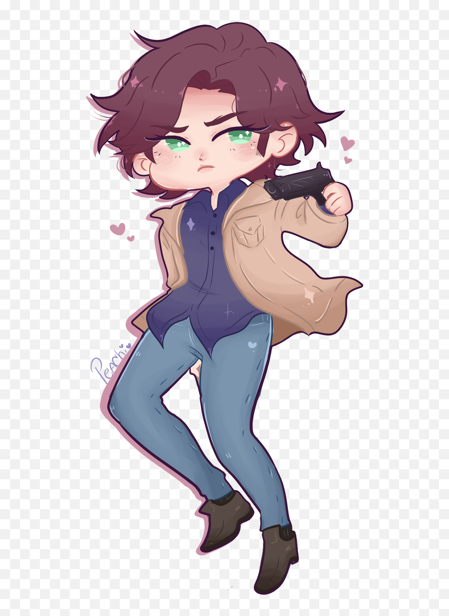 Peachi - Fictional Character Png,Sam Winchester Png