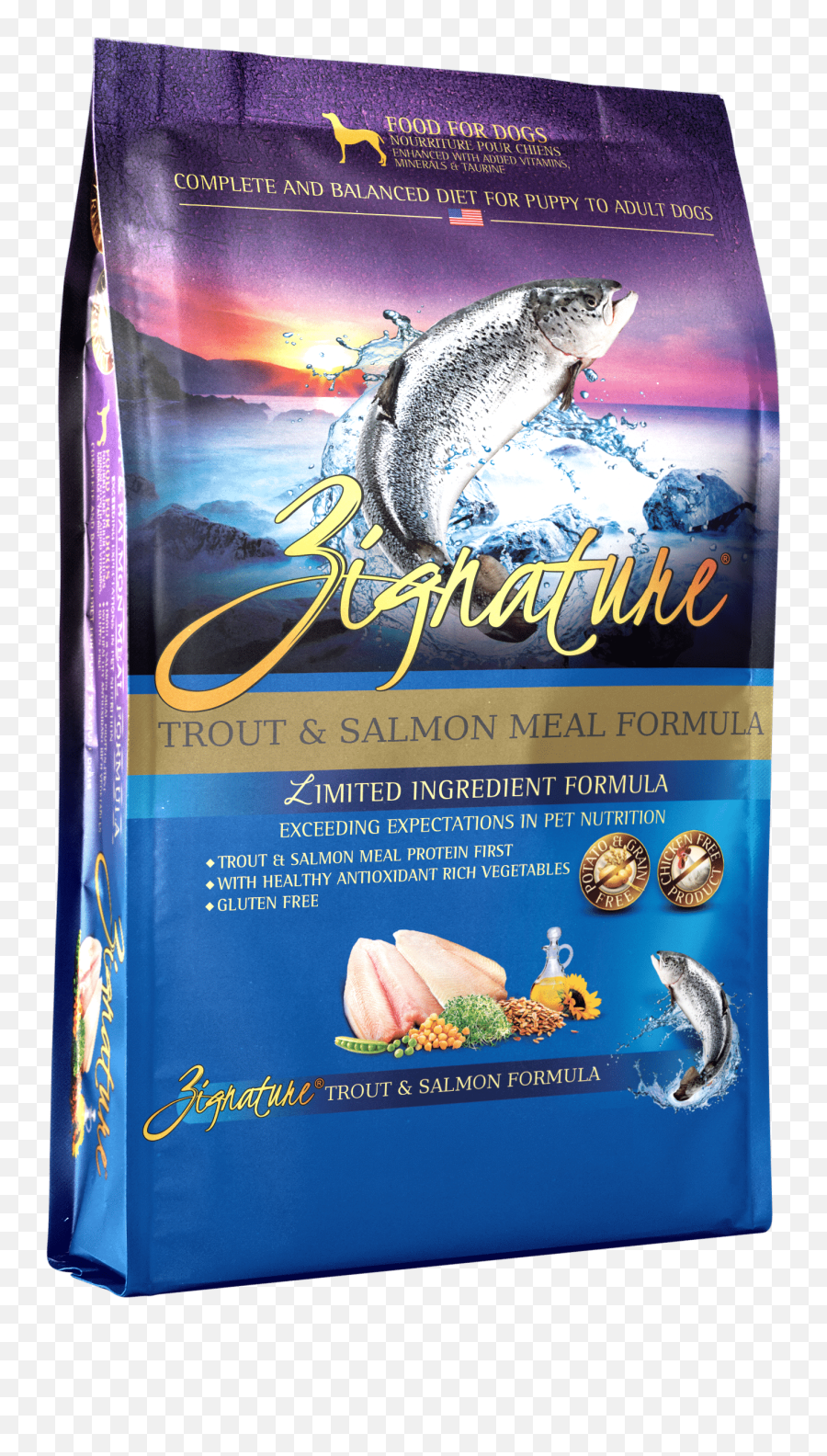 Trout Salmon Formula - Zignature Food 6kg Png,Salmon Transparent
