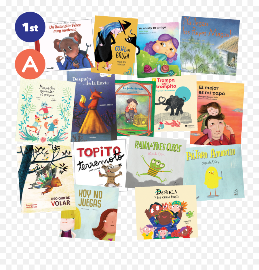 First Grade Spanish Authentic Read Aloud Set - Book Png,Lluvia Png