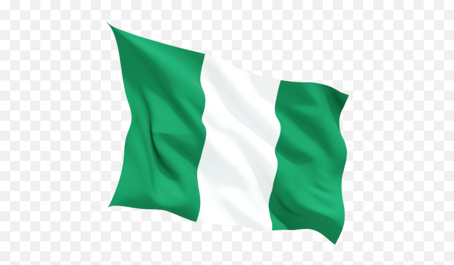 Fluttering Flag - Nigeria Flag Waving Png,Nigerian Flag Png