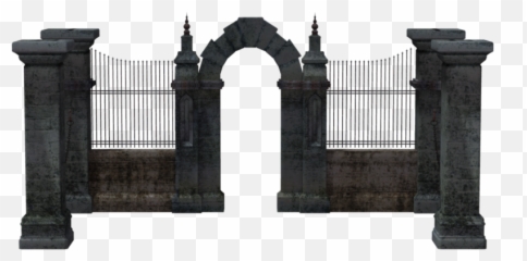 Cemetery Gates - Cemetery Gate Png,Cemetery Png