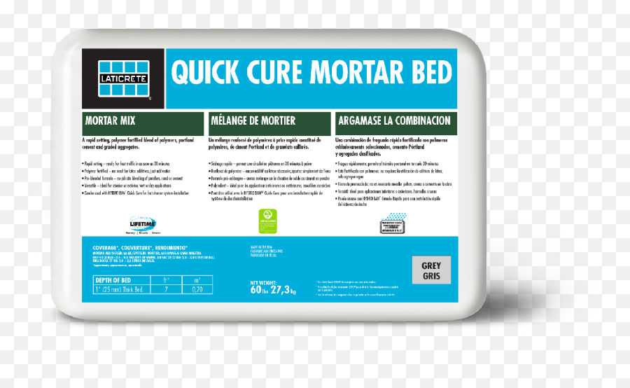 Quick Cure Mortar Bed - Vertical Png,Quick Setting Icon