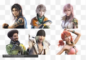 Playstation 3 - Final Fantasy 13 Character Portraits The Sheet png