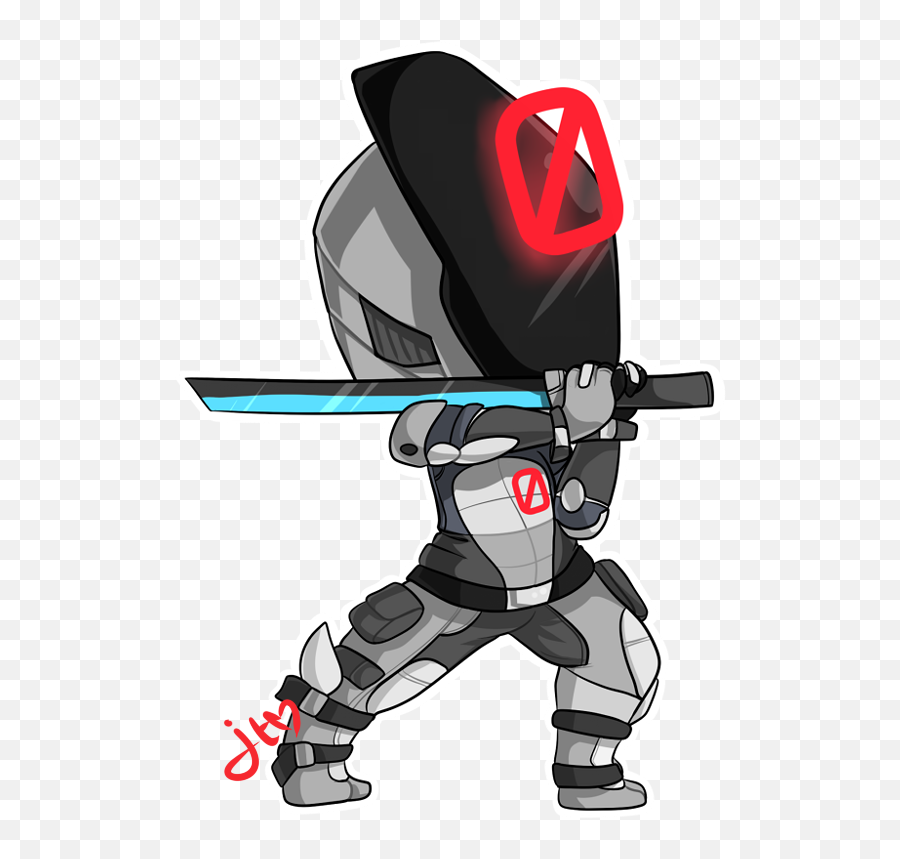 Download Zer0 The Chibi Assassin By Xnekorux - Game Art Robot Chibi Png,Assassin Png