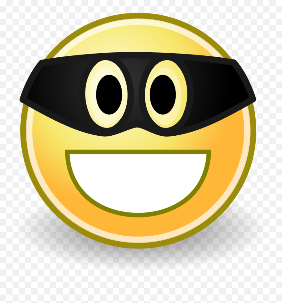 Fileface - Banditsvg Wikimedia Commons Wide Grin Png,Bandit Icon