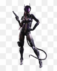 Download Hd Anime Catwoman Transparent Png Image - Nicepngcom Play Arts Kai Variant Catwoman,Catwoman Png