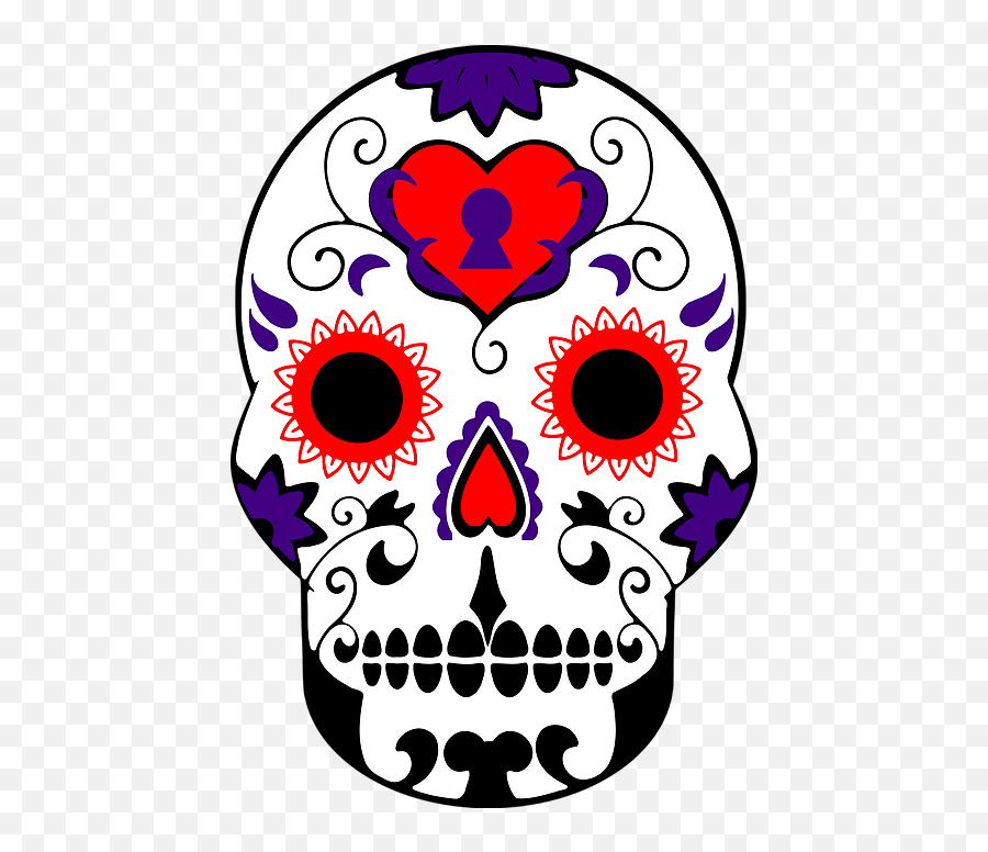 Sugar Skull Day Of The Dead - Diecut Layered Collage Diy Svg Download File Mycrafts Sugar Skull Vector Png,Day Of The Dead Png