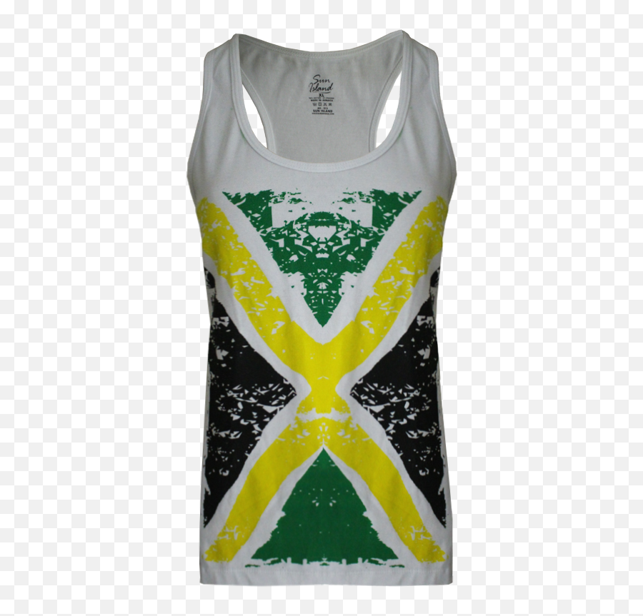 Ladieu0027s U0027jamaica Flagu0027 Spandex Racer Back Tank - Active Tank Png,Jamaica Flag Png