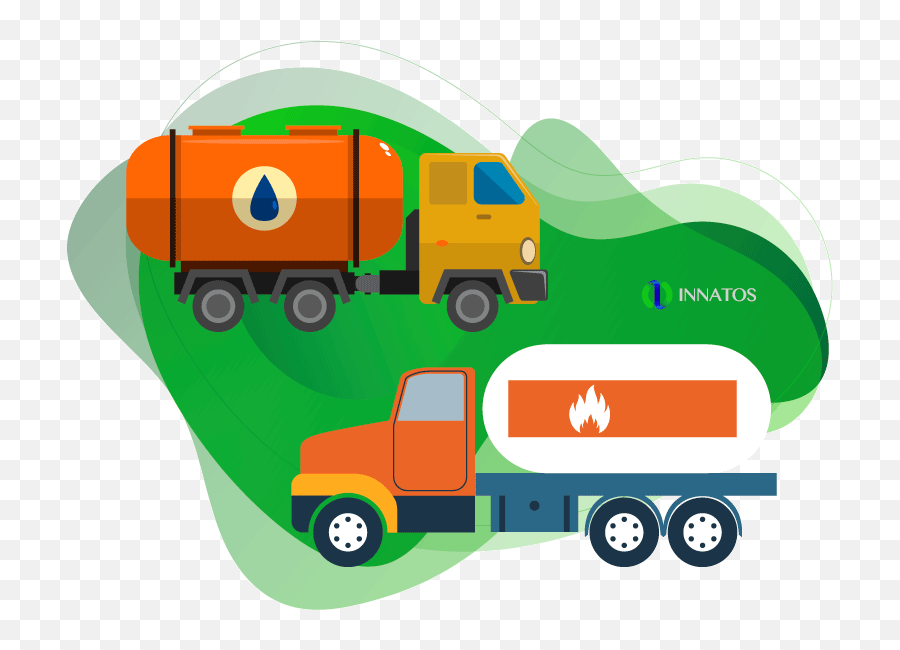 Examples Of Erp Customization Different Industries Innatos - Commercial Vehicle Png,Oil Truck Icon