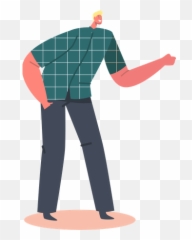Casual Man Icon - Download in Glyph Style Gesture png