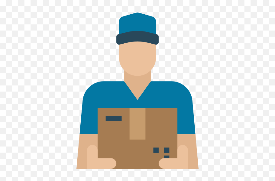 Delivery Man - Free People Icons Delivery Man Clipart Png,Person Icon Png Transparent