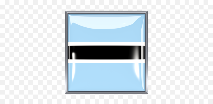 Metal Framed Square Icon Illustration Of Flag Botswana - Vertical Png,Guillotine Icon