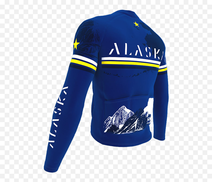 Scudopro Pro Thermal Long Sleeve Cycling Jersey Alaska Usa - Long Sleeve Png,Long Icon