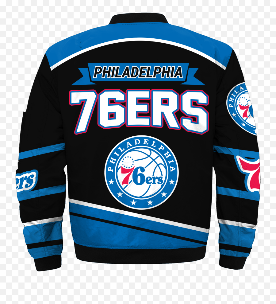 0109 Philadelphia 76ers Jacket - Sweatshirt Png,76ers Png