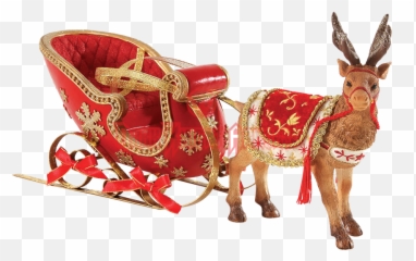 Download Santa Sleigh Reindeer Png - Possible Santa Claus,Sleigh Png