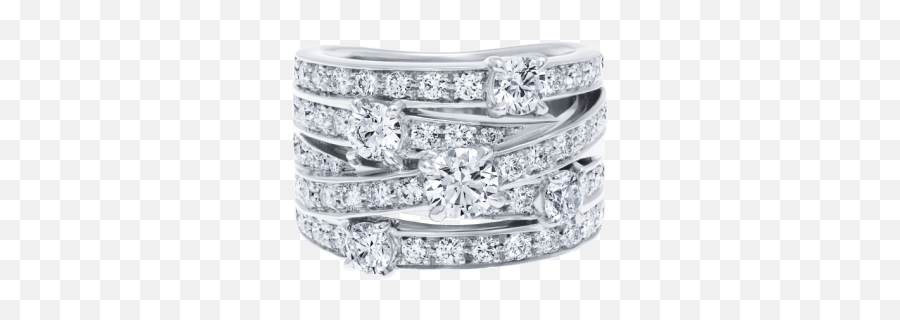 Crossover By Harry Winston Diamond Ring - Engagement Ring Png,Diamond Ring Png