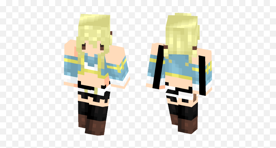 Download Lucy Heartfilia Fairy Tail Minecraft Skin For - Minecraft Eye Patch Skin Png,Lucy Heartfilia Transparent