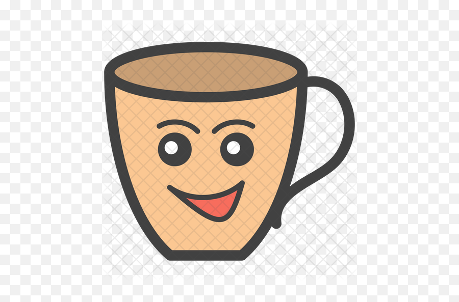 Teacup Emoji Icon - Cartoon Png,Coffee Emoji Png