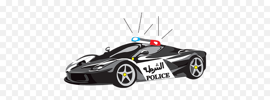 Open Symbols - Ferrari 458 Png,Police Car Png