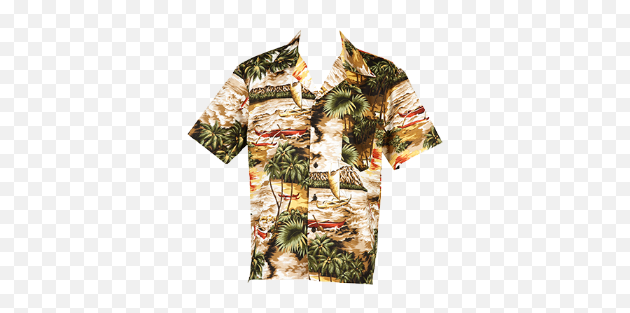 Aloha Shirt Brown Hawaiian - Transparent Hawaiian Shirt Png,Hawaiian Shirt Png