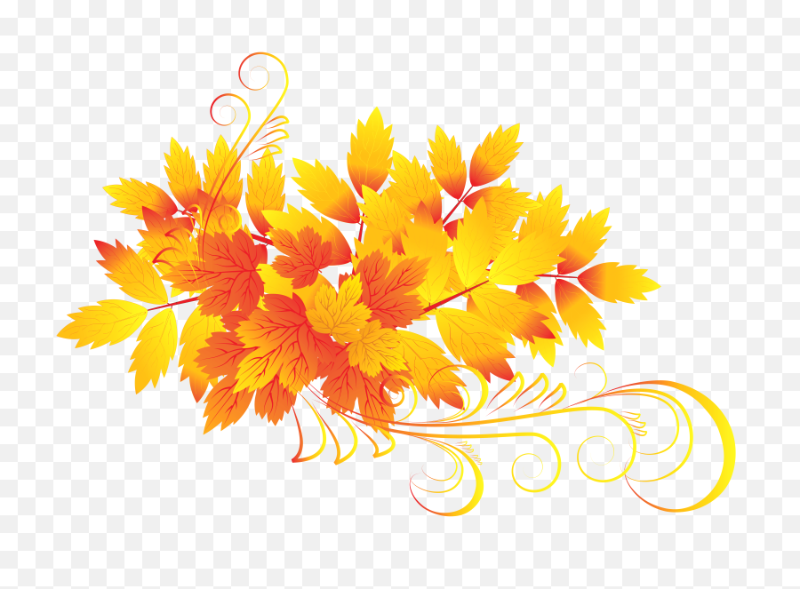 Download Hd Transparent Flower Autumn - Fall Leaves Png Transparent Background Autumn Clipart,Autumn Leaves Png