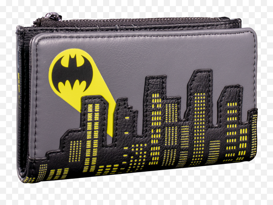 Batman - Batsignal Flap Wallet By Loungefly Popcultcha Bat Signal Gotham City Png,Bat Signal Png