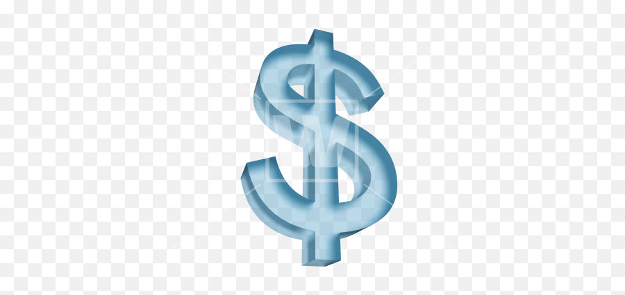 Download Dollar Symbol 3d - Blue Dollar Sign Transparent Png,Dollar Sign Transparent Png