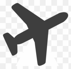 This Free Clip Arts Design Of Grey Airplane - Logo Plane Clipart png