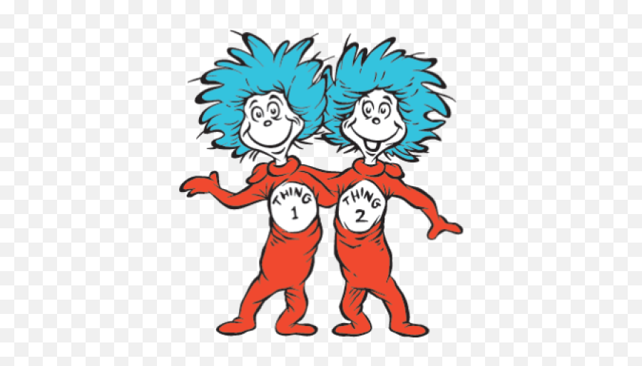 Seuss Png And Vectors For Free Download - Thing 1 And Thing 2 Cut Out ...