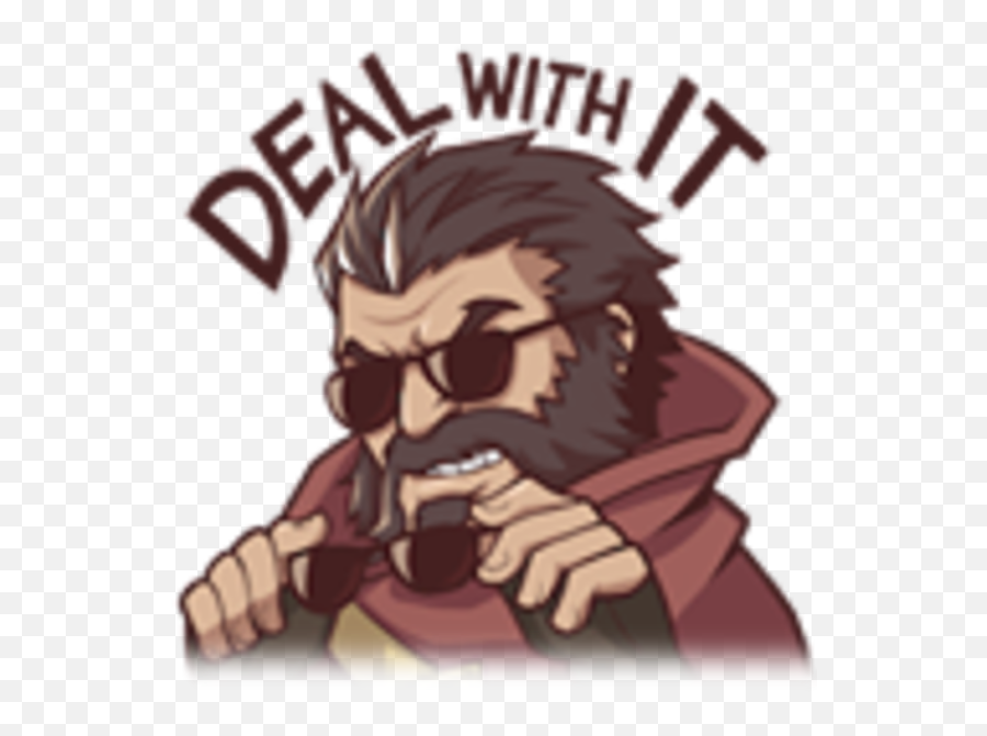 Graves Deal With It Know Your Meme - League Of Legends Facebook Stickers Png,Graves Png