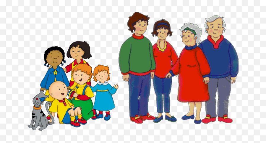 Full Size Png Image - Caillou And His Friends,Caillou Png